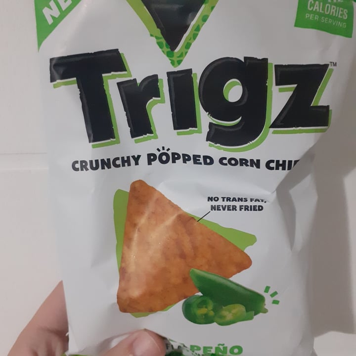 photo of Trigz Jalapeño popped chips shared by @plantbasedpisces on  03 Feb 2023 - review