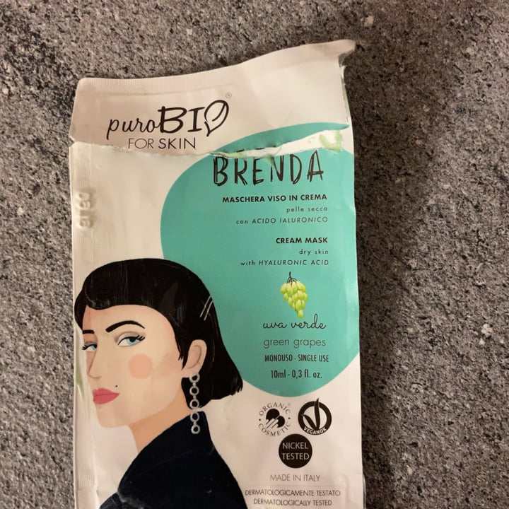 photo of PuroBIO Cosmetico Brenda maschera viso in crema shared by @caterinaveg on  12 Mar 2023 - review