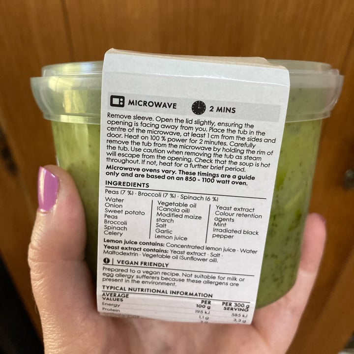 photo of Woolworths Food everything green soup shared by @catherinews on  12 Apr 2023 - review
