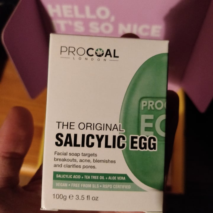 photo of Procoal London Salicylic Egg shared by @pseudostep on  09 Jan 2023 - review