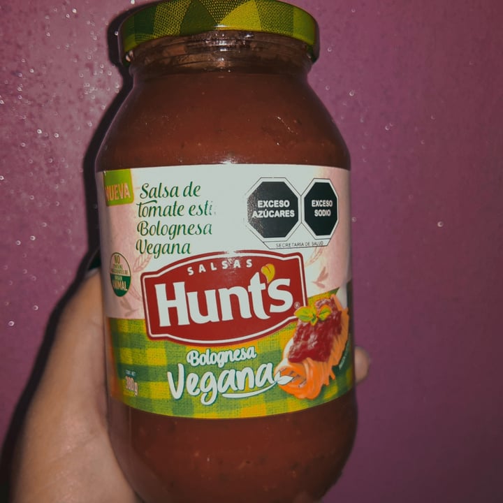 photo of Hunt's Boloñesa vegana shared by @januaryblues on  30 Jan 2023 - review