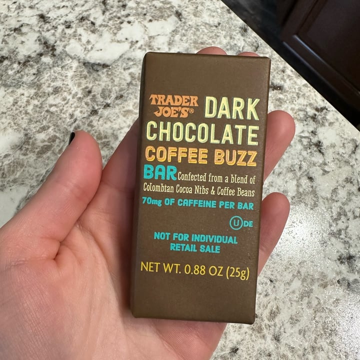 photo of Trader Joe's Dark chocolate coffee buzz shared by @emmajoelle on  10 Apr 2023 - review