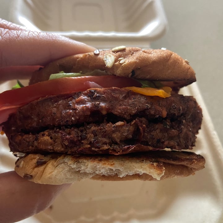 photo of True Food Kitchen Vegan Double Cheeseburger shared by @yrayburn on  14 Jul 2023 - review