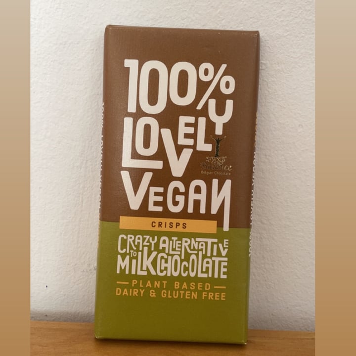 photo of 100% Lovey Vegan Crisps milk chocolate shared by @vegan737363 on  07 Apr 2023 - review