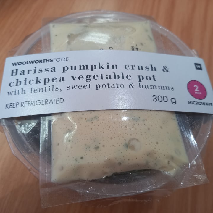 photo of Woolworths Food Harissa Pumpkin Crush & Chickpea Vegetable Pot shared by @colleenc on  17 Feb 2023 - review
