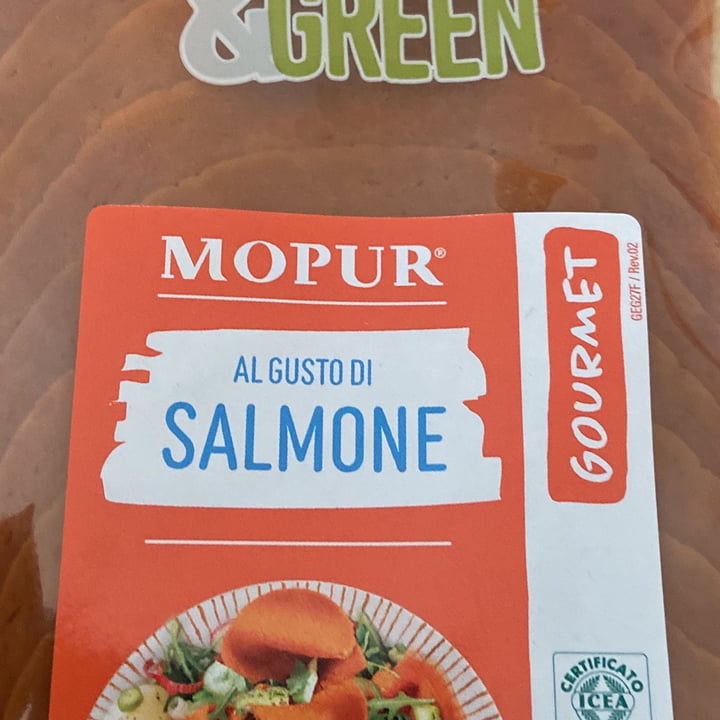photo of Mopur vegetalfood al gusto di salmone shared by @aradan on  04 Apr 2023 - review