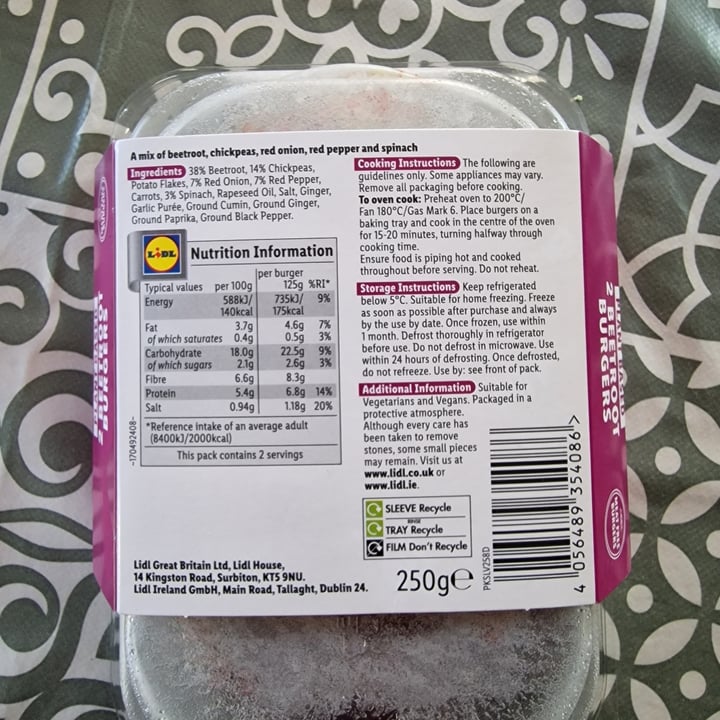 photo of Chef Select 2 Beetroot Burgers shared by @joyce23 on  07 Jun 2023 - review