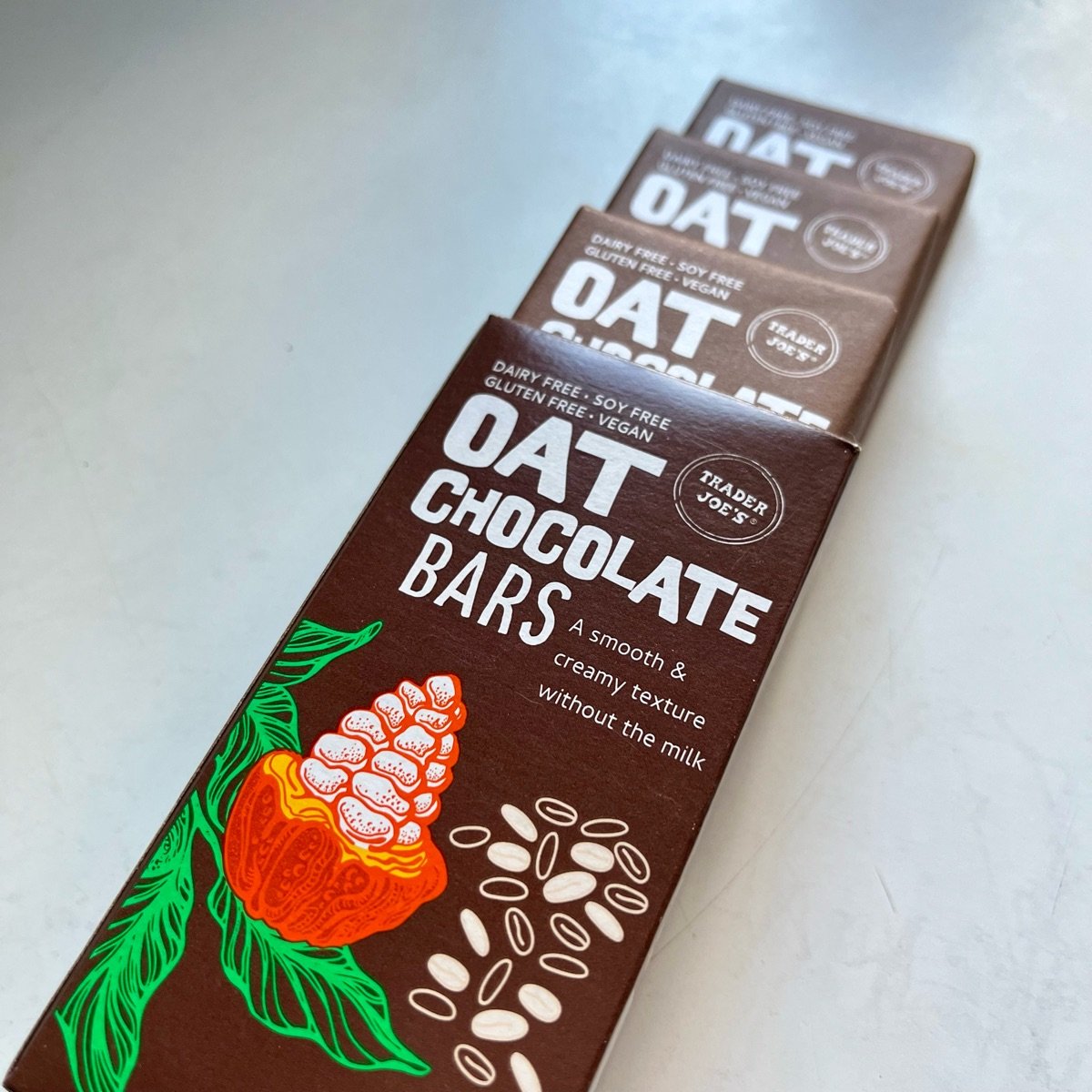 Trader Joe's Oat Chocolate Bars Reviews abillion