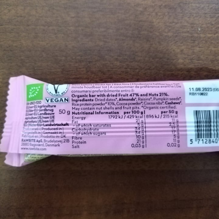photo of Raw Bite Barrita Protein shared by @vick16 on  07 May 2023 - review