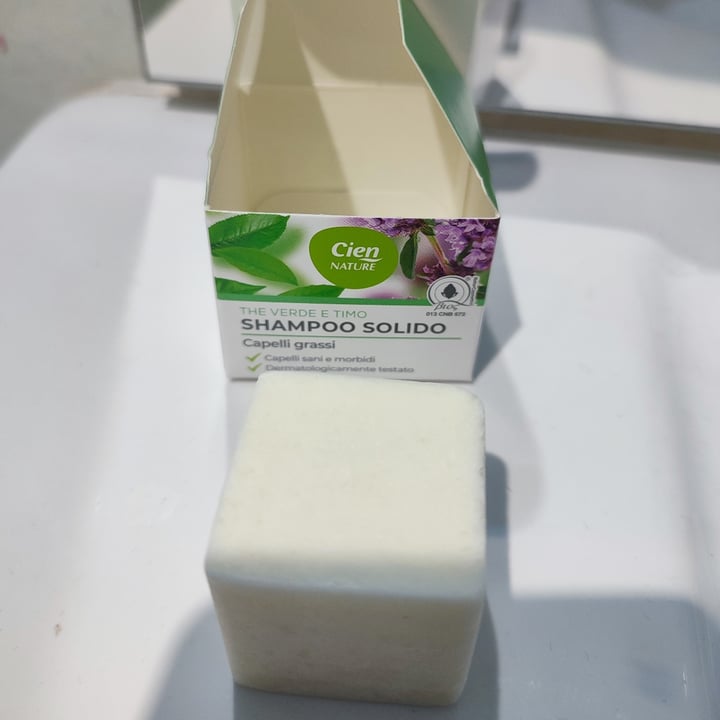 Cien nature Shampoo solido the verde e timo Review abillion