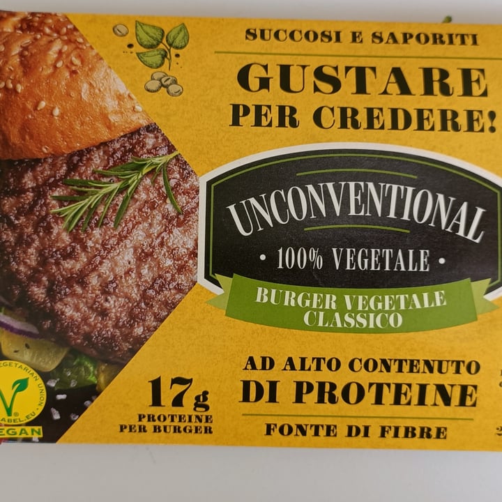 photo of Unconventional Burger Vegetale Classico - Classic Burger shared by @giorgiatheo on  25 Jun 2023 - review