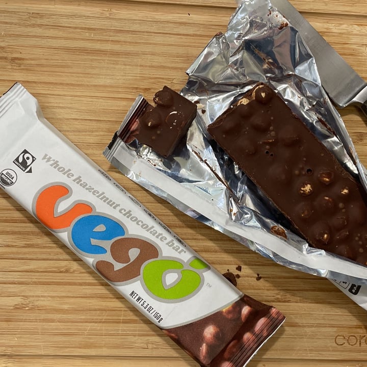 photo of Vego Whole Hazelnut Chocolate Bar (150g) shared by @claudiah on  17 Jul 2023 - review