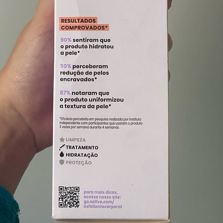 photo of Sallve Esfoliante hidratante corporal shared by @alvchiminazzo on  25 May 2023 - review