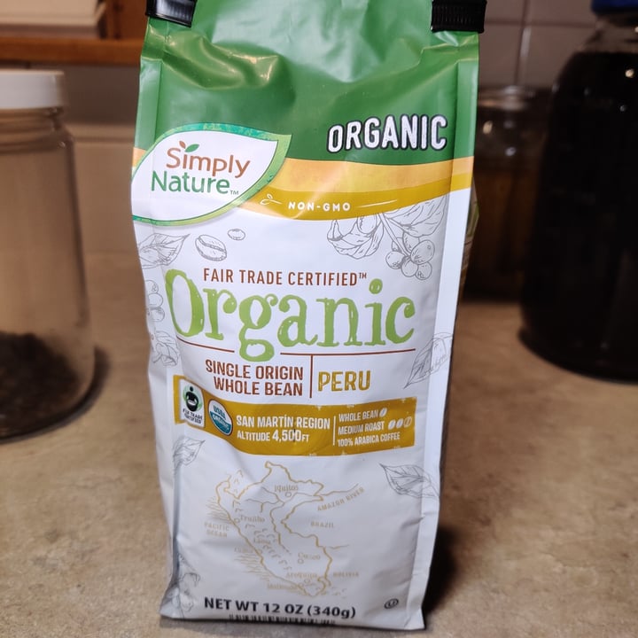 photo of Simply Nature Organic fair trade coffee Peru shared by @steve0 on  09 Mar 2023 - review