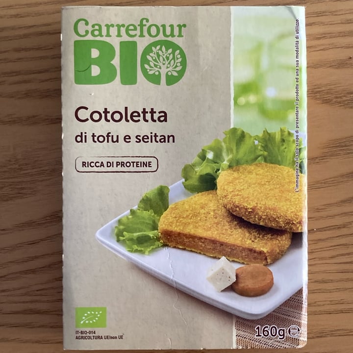 photo of Carrefour Bio Cotoletta di tofu e seitan shared by @oliviamissale on  31 Jul 2023 - review