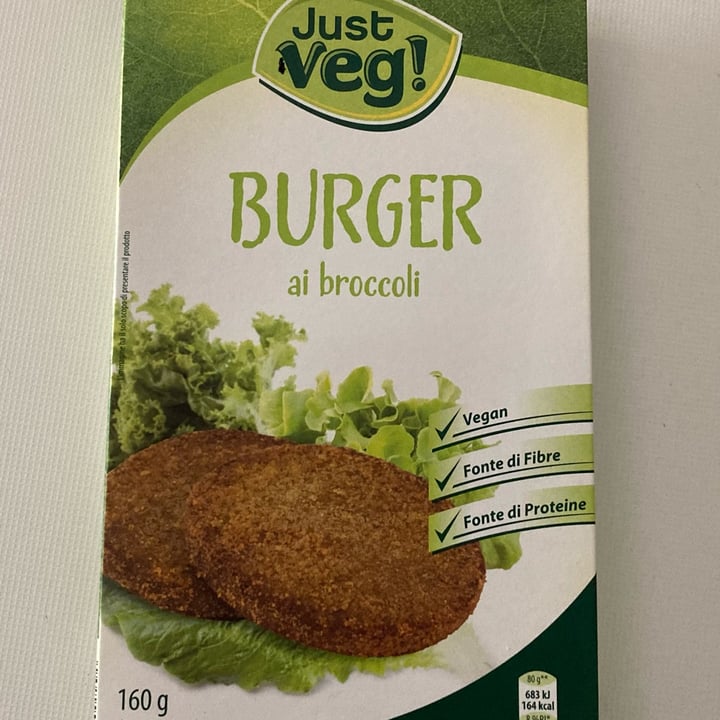 photo of Just Veg! (ALDI Italy) Burger Ai Broccoli shared by @al-ma on  10 May 2023 - review