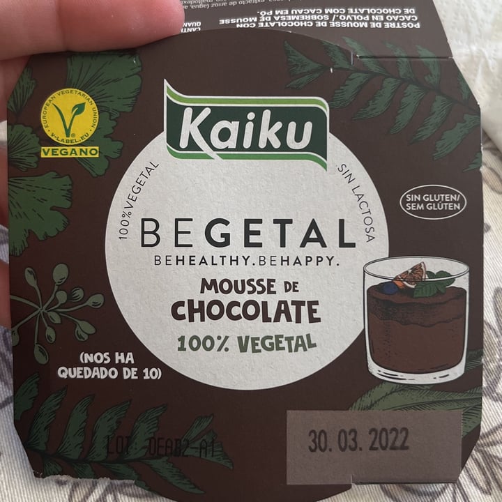 photo of Kaiku mousse de chocolate shared by @16patitassss on  12 Mar 2023 - review