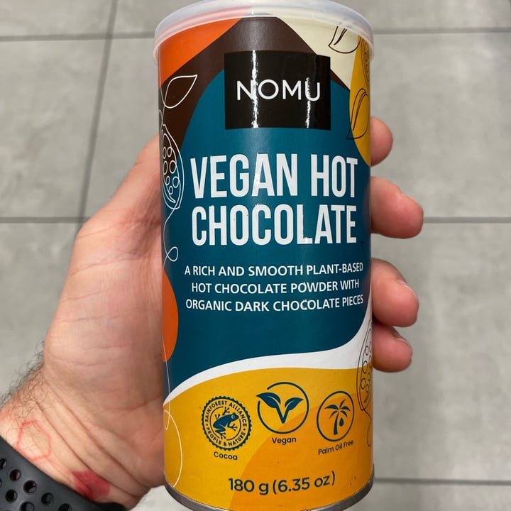 photo of Nomu vegan hot chocolate shared by @neale on  25 Jan 2023 - review