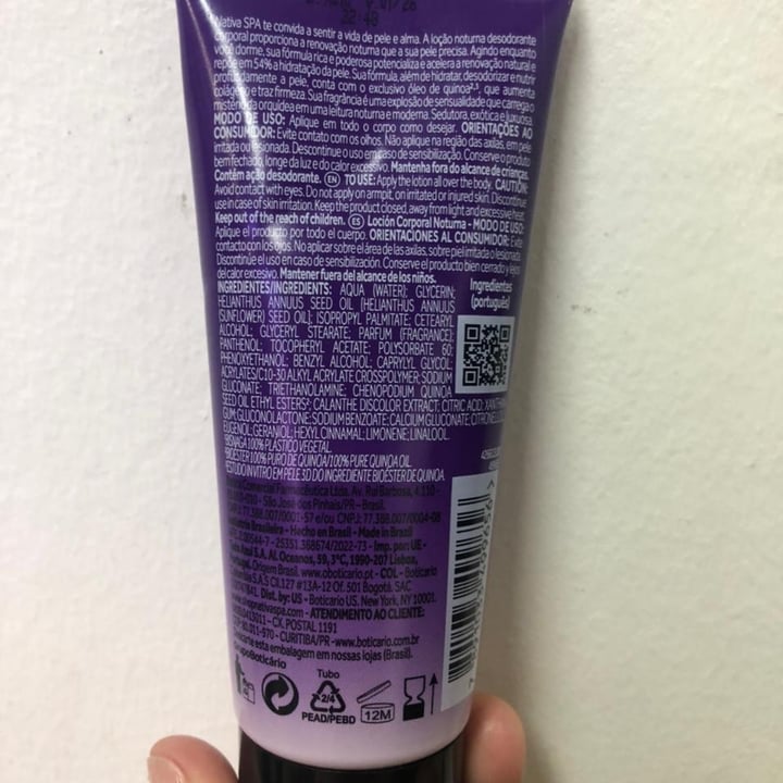 photo of oBoticário Creme Nativa Spa shared by @karlamarques on  30 May 2023 - review