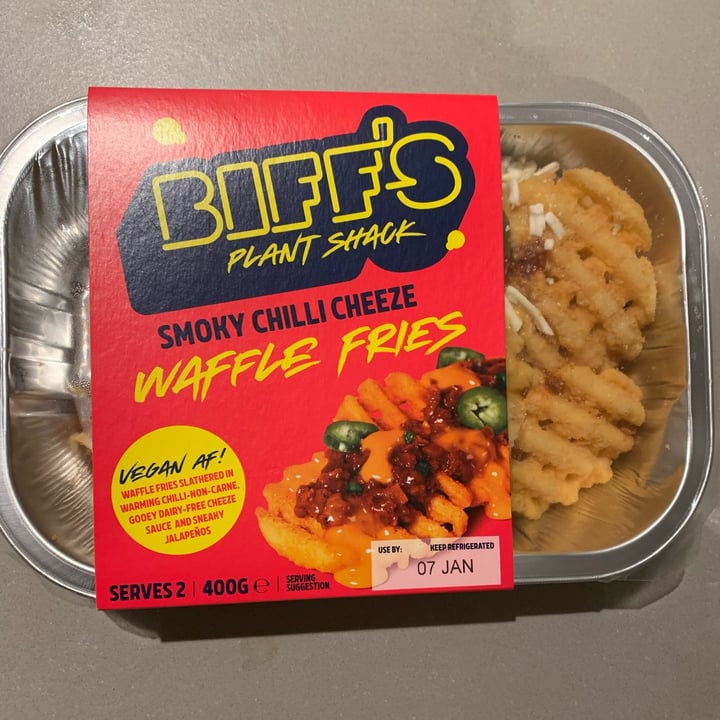 photo of Biff’s Plant Shack smoky chili cheeze waffle fries shared by @bolpar12 on  10 Jan 2023 - review