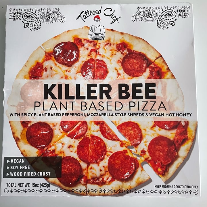 photo of Tattooed Chef Killer Bee Plant Based Pizza shared by @thevagrantvegan on  24 May 2023 - review
