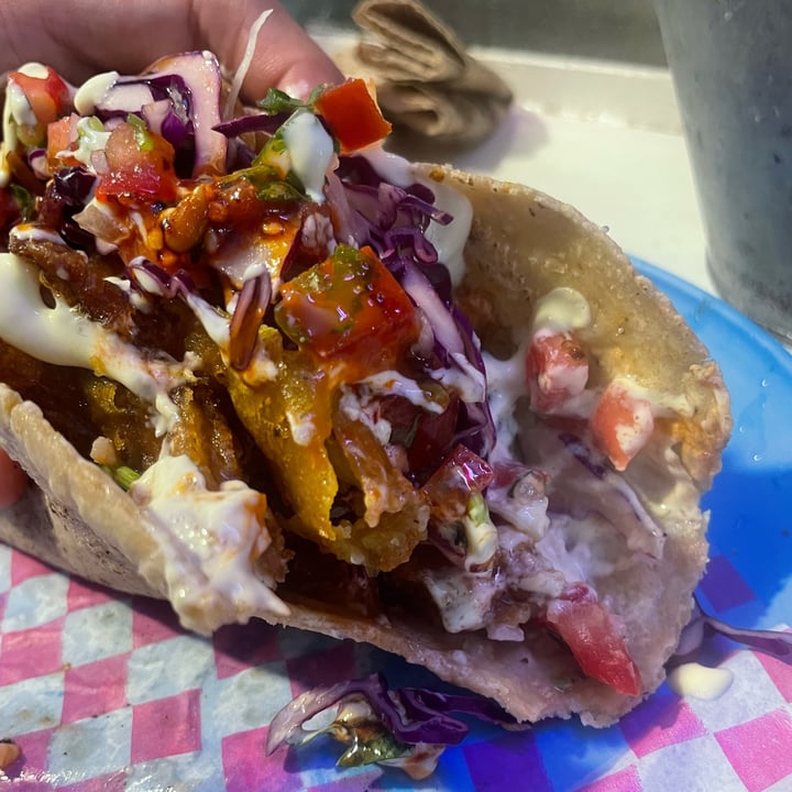 photo of Paxil - Plant Based Seafood Taco gobernador shared by @chica-polemica on  13 Jul 2023 - review