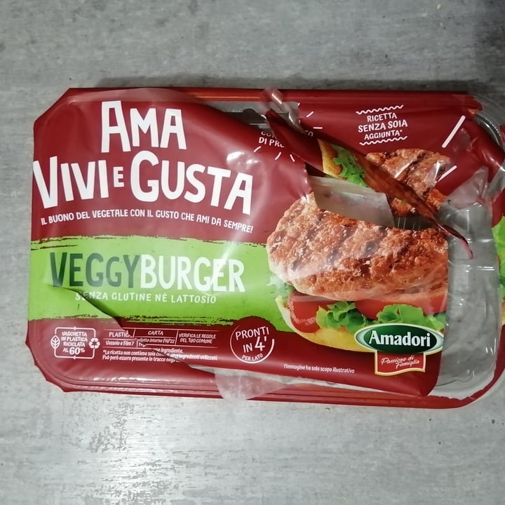 photo of Amadori Veggy burger shared by @felv on  03 Apr 2023 - review