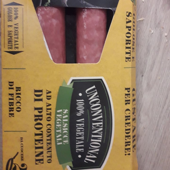 photo of Unconventional Salsicce Vegetali - Sausages shared by @fratha on  25 Apr 2023 - review