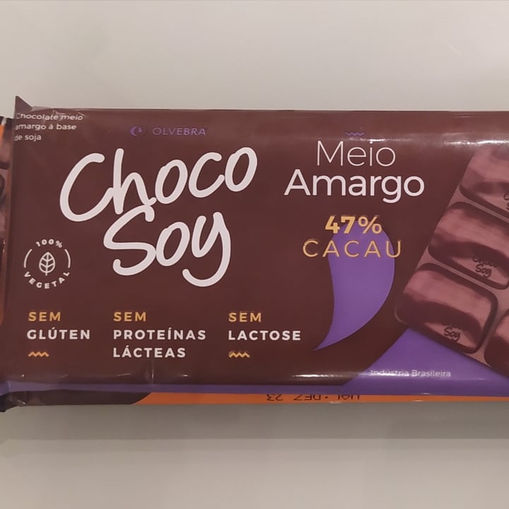 photo of Choco Soy Choco Soy Meio Amargo 47% Cacau shared by @danizata on  26 Feb 2023 - review