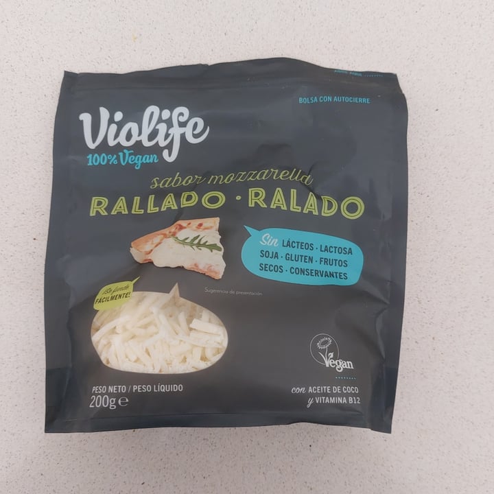 photo of Violife Queso Rallado sabor a Mozzarella shared by @raquelplata on  09 Feb 2023 - review
