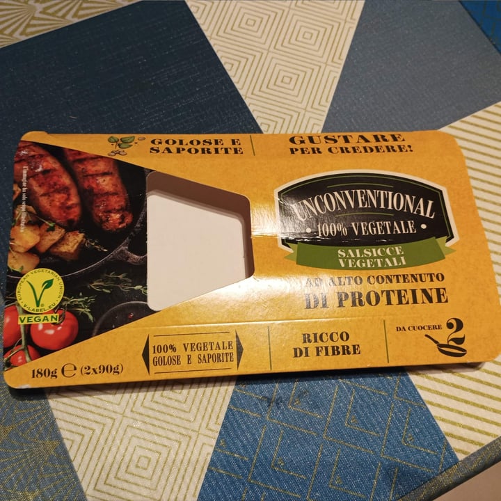 photo of Unconventional Salsicce Vegetali - Sausages shared by @moniaferrato on  30 May 2023 - review
