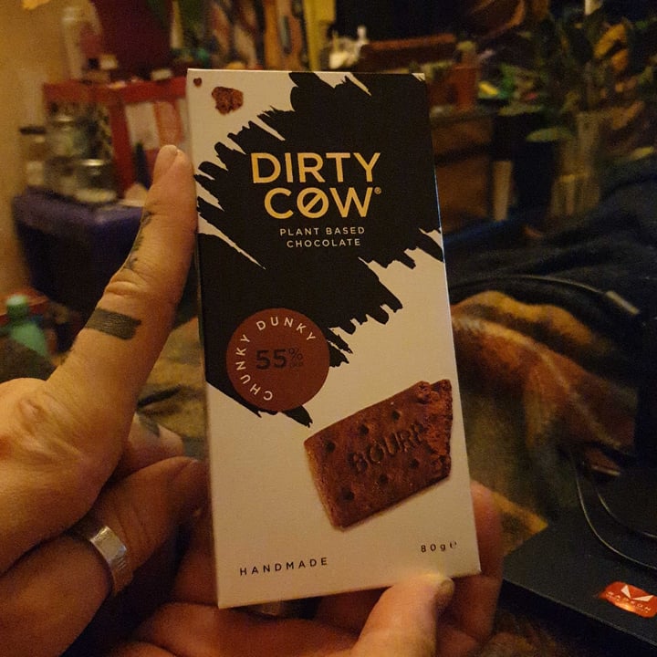 photo of Dirty Cow Chunky Dunky Chocolate Bar 55% shared by @timea on  18 Dec 2022 - review