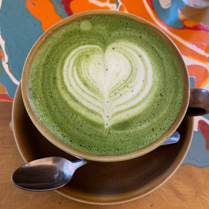 photo of Crowspotter matcha oat latte shared by @owlieflies-pride on  26 Feb 2023 - review