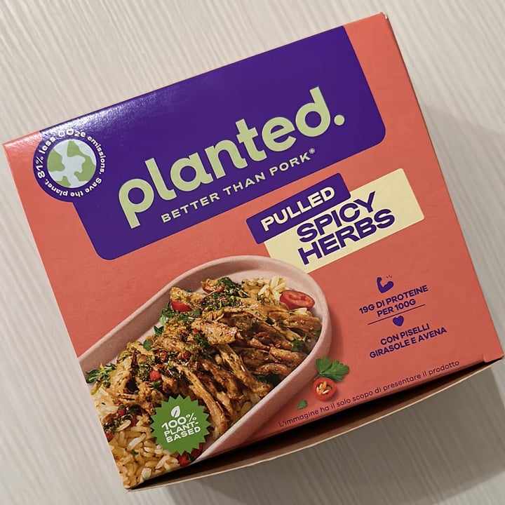 photo of Planted Pulled spicy herbs shared by @plantbasedpaola on  22 Jan 2023 - review