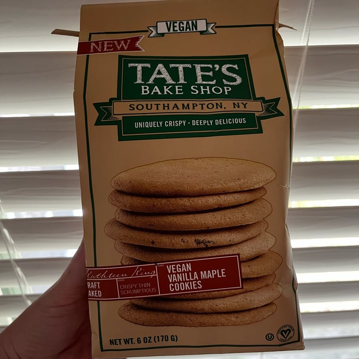 photo of Tate’s Bake Shop Vegan Maple Vanilla shared by @ameriamber on  06 Jun 2023 - review