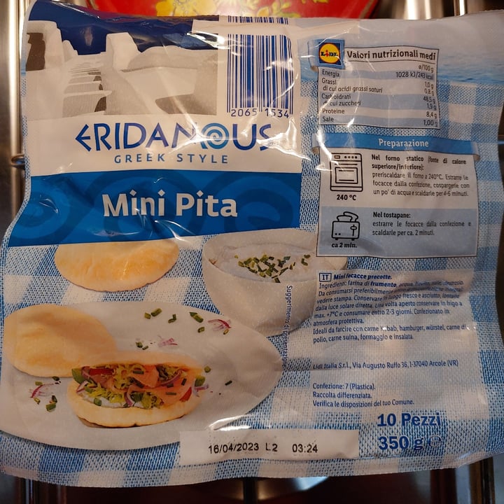 photo of Eridanous Mini Pita shared by @margoce on  09 Feb 2023 - review