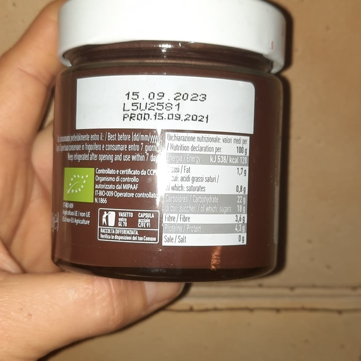 photo of Alce Nero Crema al cacao shared by @parvatiplinky on  25 Apr 2023 - review