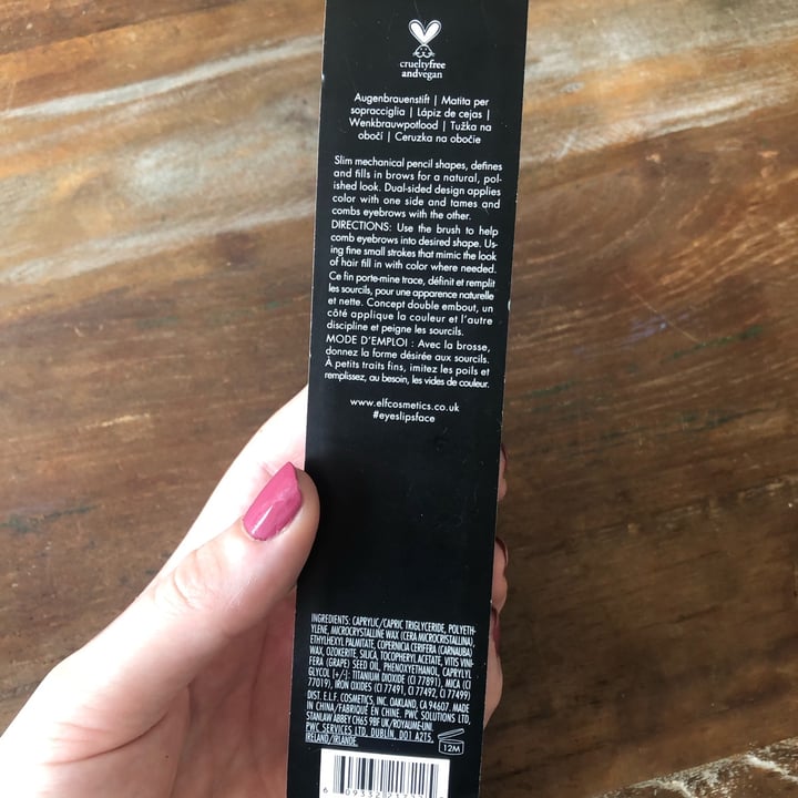 photo of e.l.f. Cosmetics Instant Lift Eyebrow Pencil shared by @marleen269 on  20 Jul 2023 - review