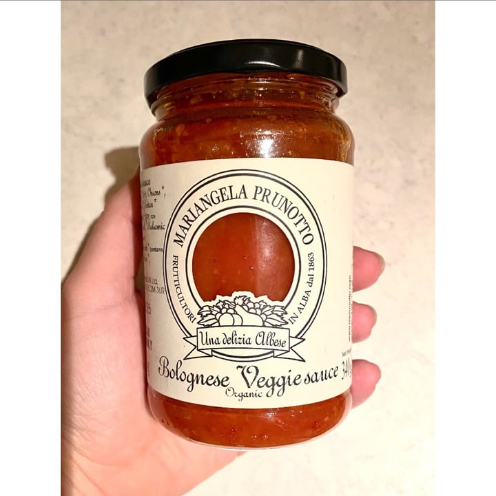 photo of Mariangela prunotto Ragù vegetariano shared by @giuliafabrini on  30 Dec 2022 - review