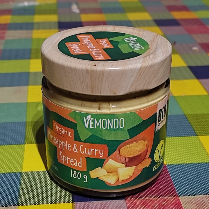 photo of Vemondo Organic Pineapple & Curry Spread shared by @ginlemon on  28 Jan 2023 - review