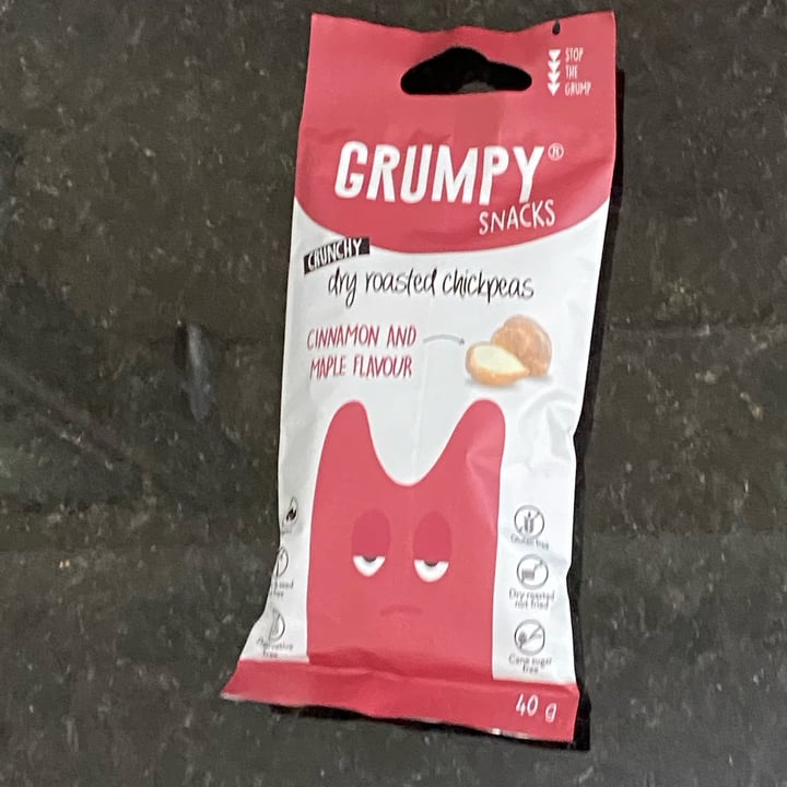 photo of Grumpy Snacks cinnamon and maple chickpeas shared by @saveg on  14 Feb 2023 - review