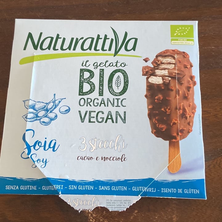 photo of Naturattiva gelato cacao e nocciole shared by @giuliat on  20 Jul 2023 - review