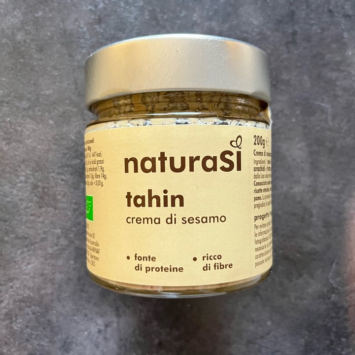 photo of Natura Sì Tahin crema di sesamo shared by @giadix on  23 Jul 2023 - review