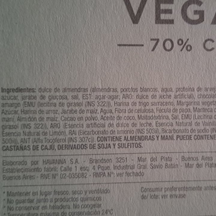 photo of Havanna Alfajor Vegano shared by @aldimastro on  04 Jun 2023 - review
