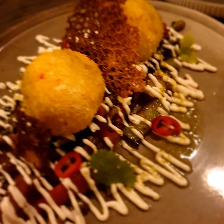 photo of Karls Kraut Polenta balls with Szechuan-vegetables shared by @vegdana on  17 Mar 2023 - review