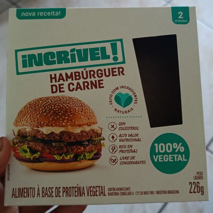 photo of Incrível - Seara hambúrguer de carne vegetal shared by @sher11 on  30 May 2023 - review