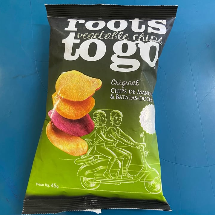 photo of Roots To Go Chips de mandioca e batata-doce shared by @julianaespindola on  20 Dec 2022 - review