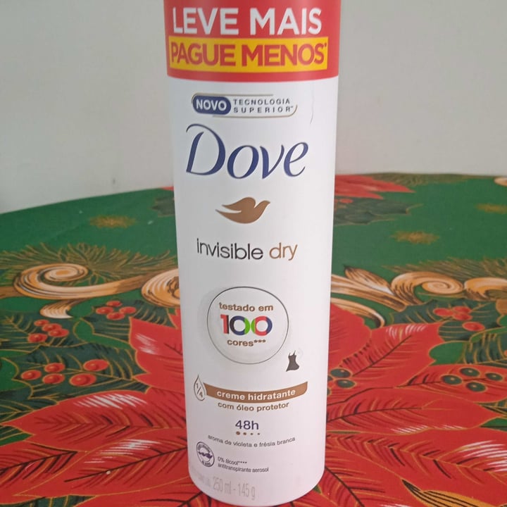 photo of Dove Antitranspirante Invisible dry shared by @karemandrade on  27 Dec 2022 - review