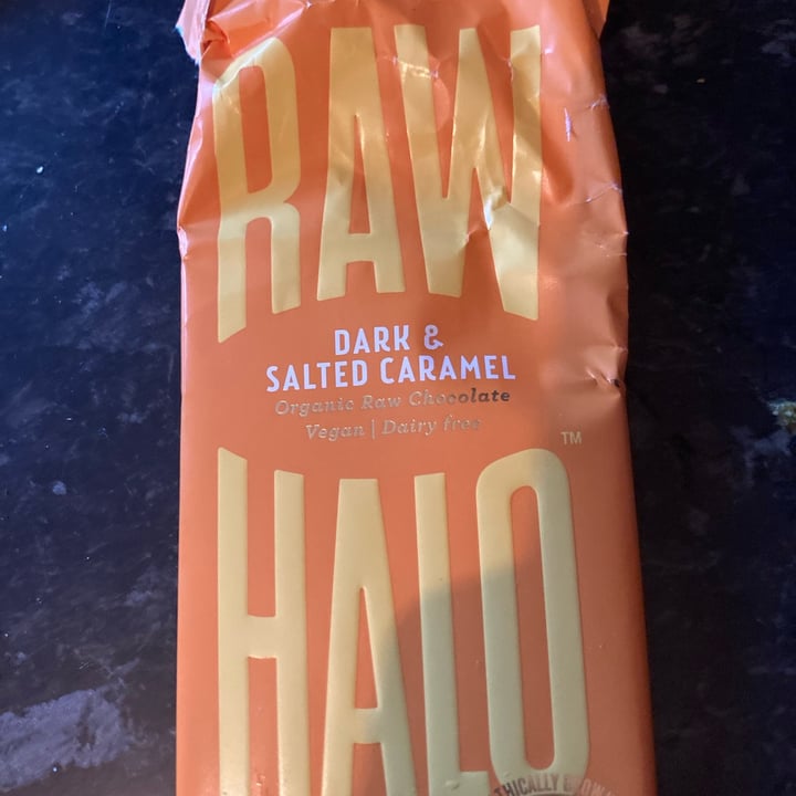 photo of Raw Halo Dark & Salted Caramel Organic Raw Chocolate shared by @valedv on  09 Jul 2023 - review