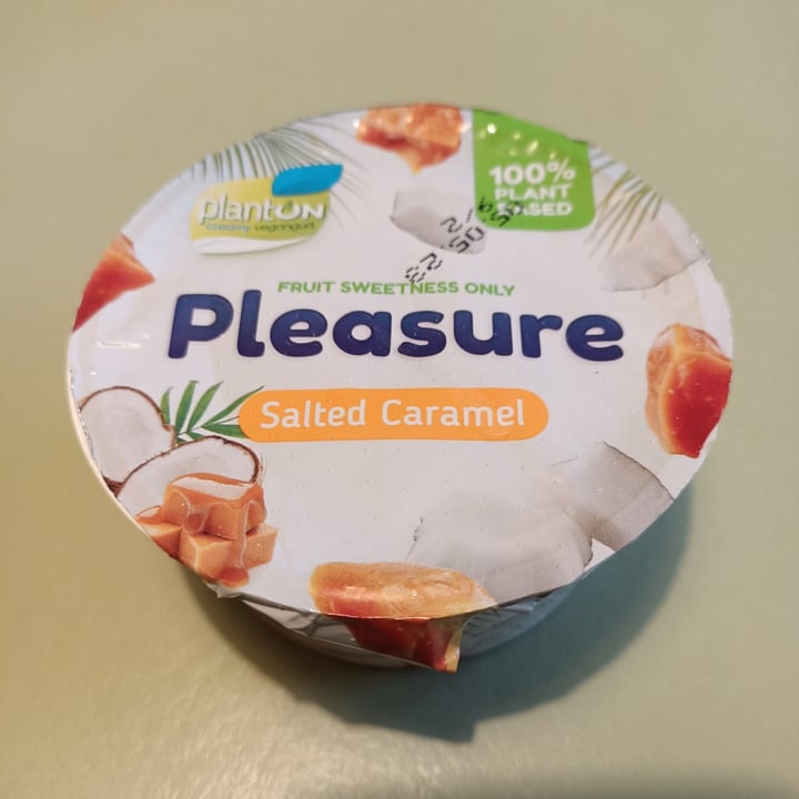 photo of Planton Salted caramel Pleasure yougurt shared by @silvanamincuzzi on  24 Apr 2023 - review